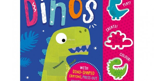 Create And Play Dinos Colouring Activity Book